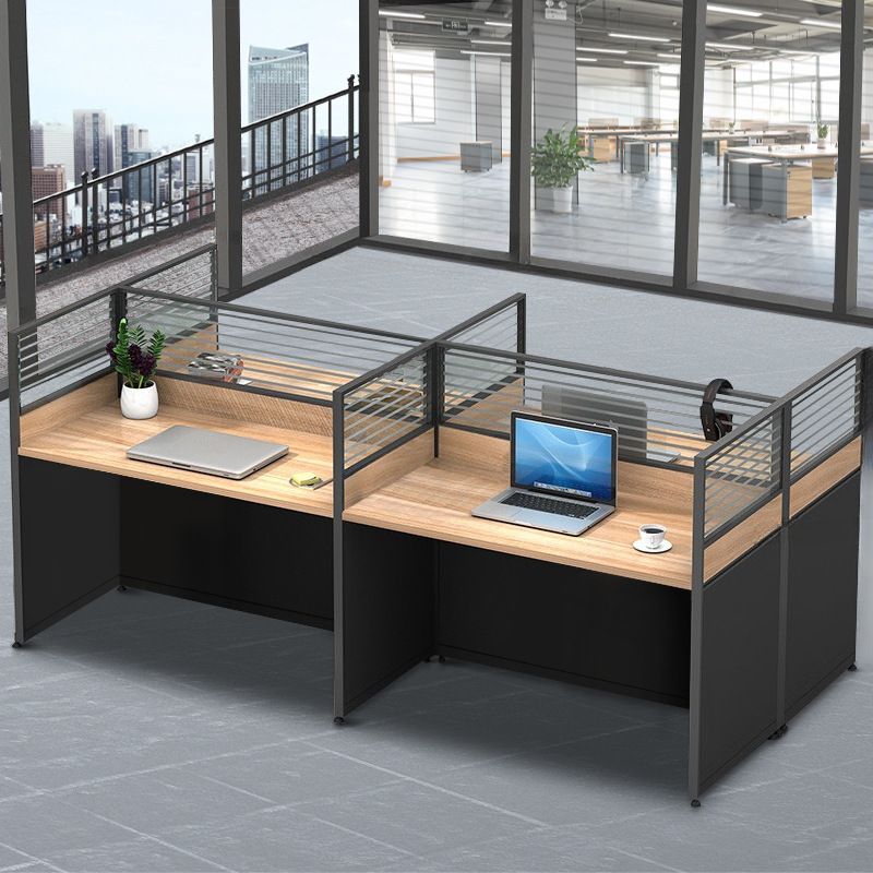 QandAHome-Henly 4-Person Work Station - Image 2