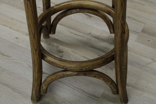 French Country Rattan Barstool - Image 3