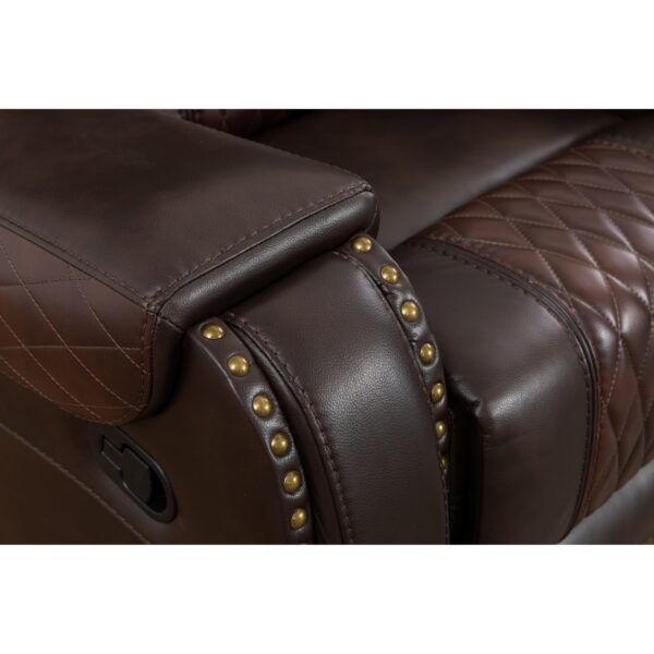 Khalil Genuine Leather Sofa - Image 3
