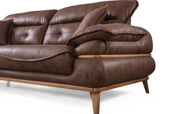 Elenor Leather Sofa - Image 4