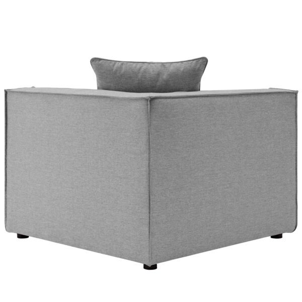 Luna Outdoor Modular Patio Sectional - Grey - Image 5