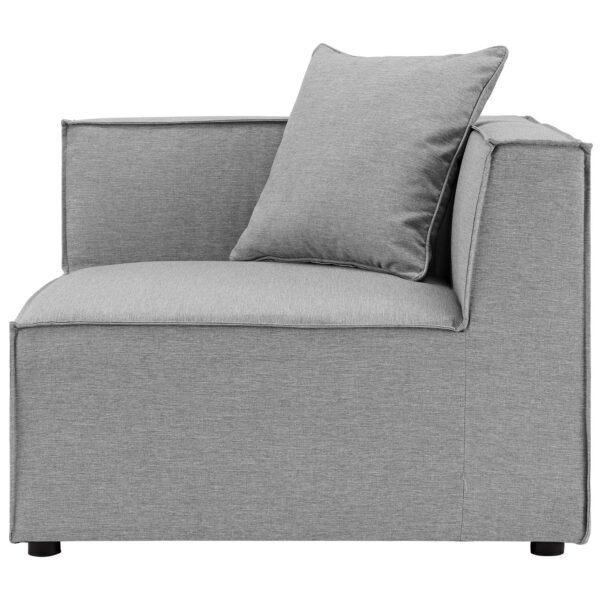 Luna Outdoor Modular Patio Sectional - Grey - Image 3