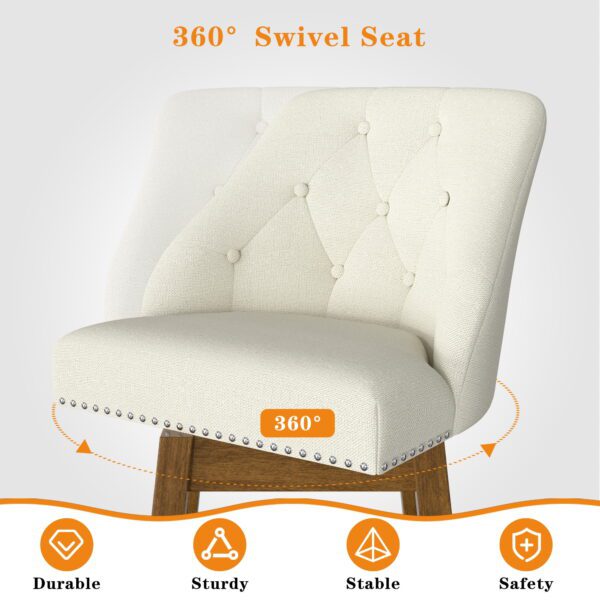 Madison Fabric Bar Chair - Image 2
