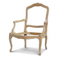QandAHome-Louis XVI Armchair Raw Frame