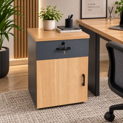 QandAHome-Mobile Office Pedestal