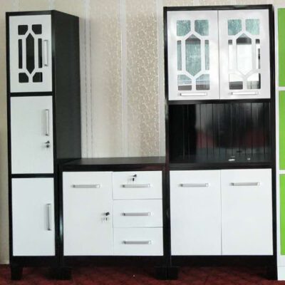 QandAHome-Metal Kitchen Unit