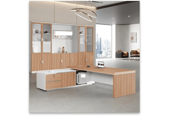 Capri  White Office Desk - Image 2