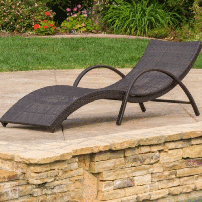 QandAHome-Absolute Rattan Sunlounger