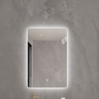 QandAHome-Lilly 50x70cm Rectangular LED Mirror
