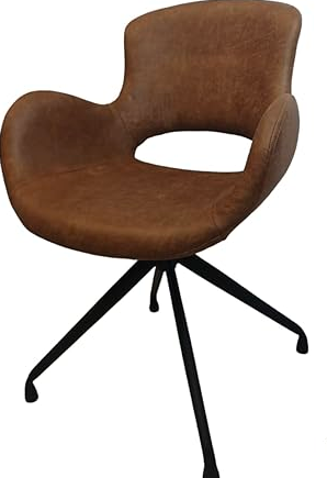 QandAHome-Alexis Leather Dining Chair - Image 2