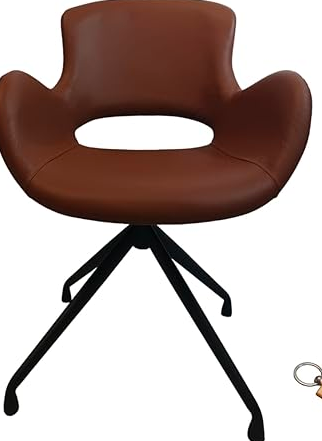 QandAHome-Alexis Leather Dining Chair - Image 3