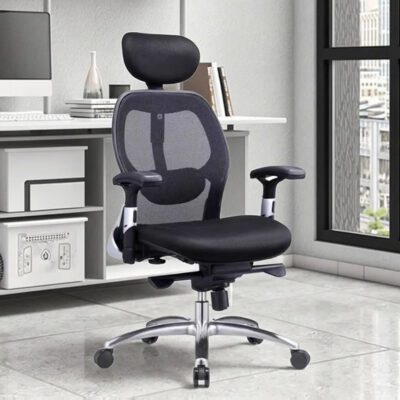 QandAHome-Finns Orthopedic Office Chair (with headrest)