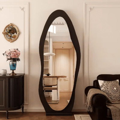 QandAHome-Irregular Floor Mirror & Full Length Mirror 167cmX67cm)