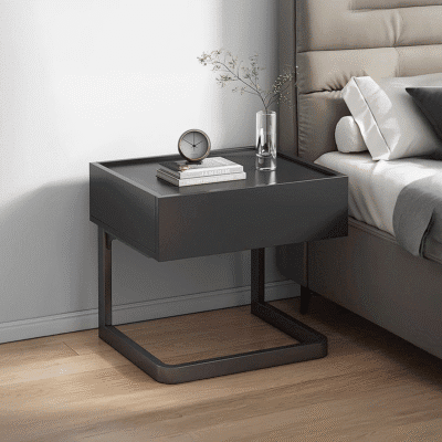 QandAHome-Romina Dark Bedside Table