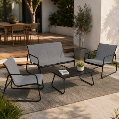 QandAHome-CityScape 3Seater Outdoor and Patio Set