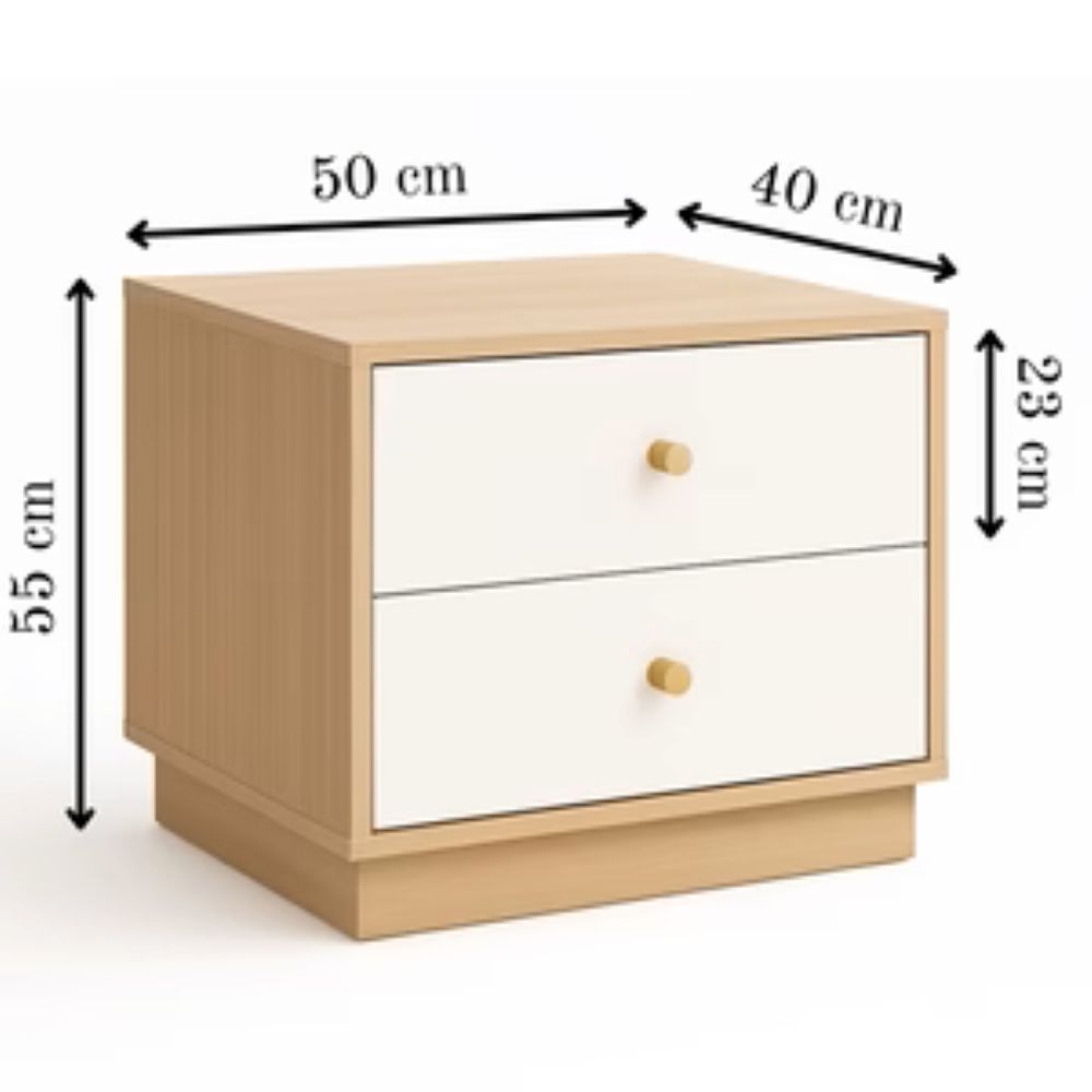 QandAHome-Nimbus 2-Drawer Night Stand - Image 4
