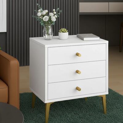 QandAHome-Jewel 3-Drawer Night Stand