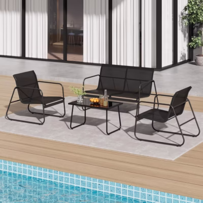 QandAHome-CityScape 3Seater Outdoor and  Patio Set