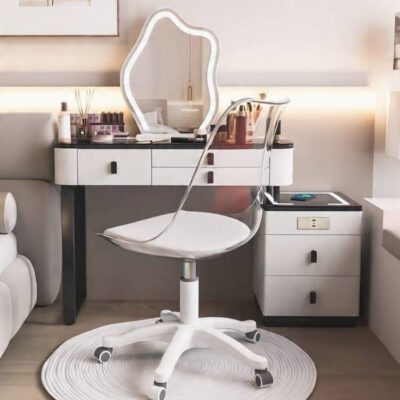 QandAHome-Lawri LED Mirror Dresser (with bluetooth speaker)