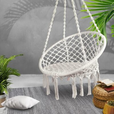 QandAHome-Macrame Hanging chair