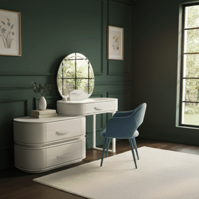 QandAHome-Onika Dressing Table (with LED mirror)