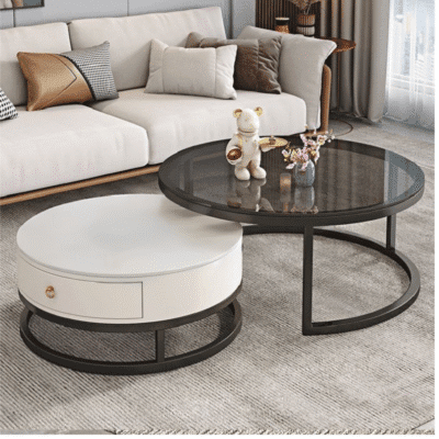 QandAHome-The Gemini Versatile Nesting TableSet