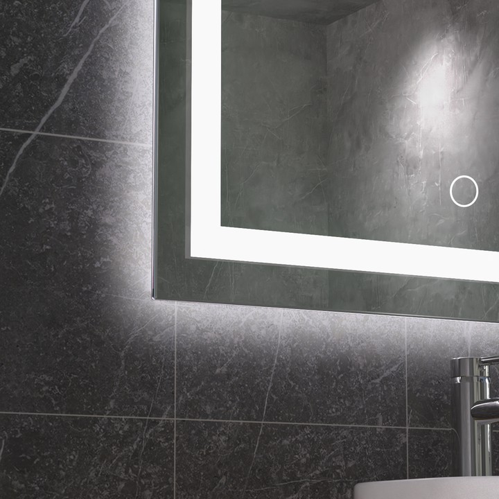 Kennedy Frameless LED Bathroom Mirror - Image 4