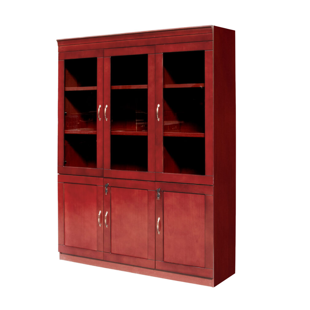 QandAHome-Zyarah 3-Door Filing Cabinet - Image 2