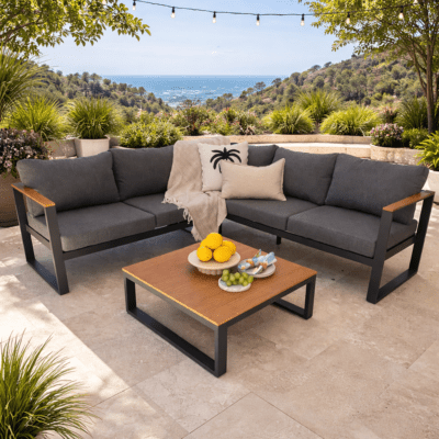 QandAHome-McClain 5-Seater Patio Set