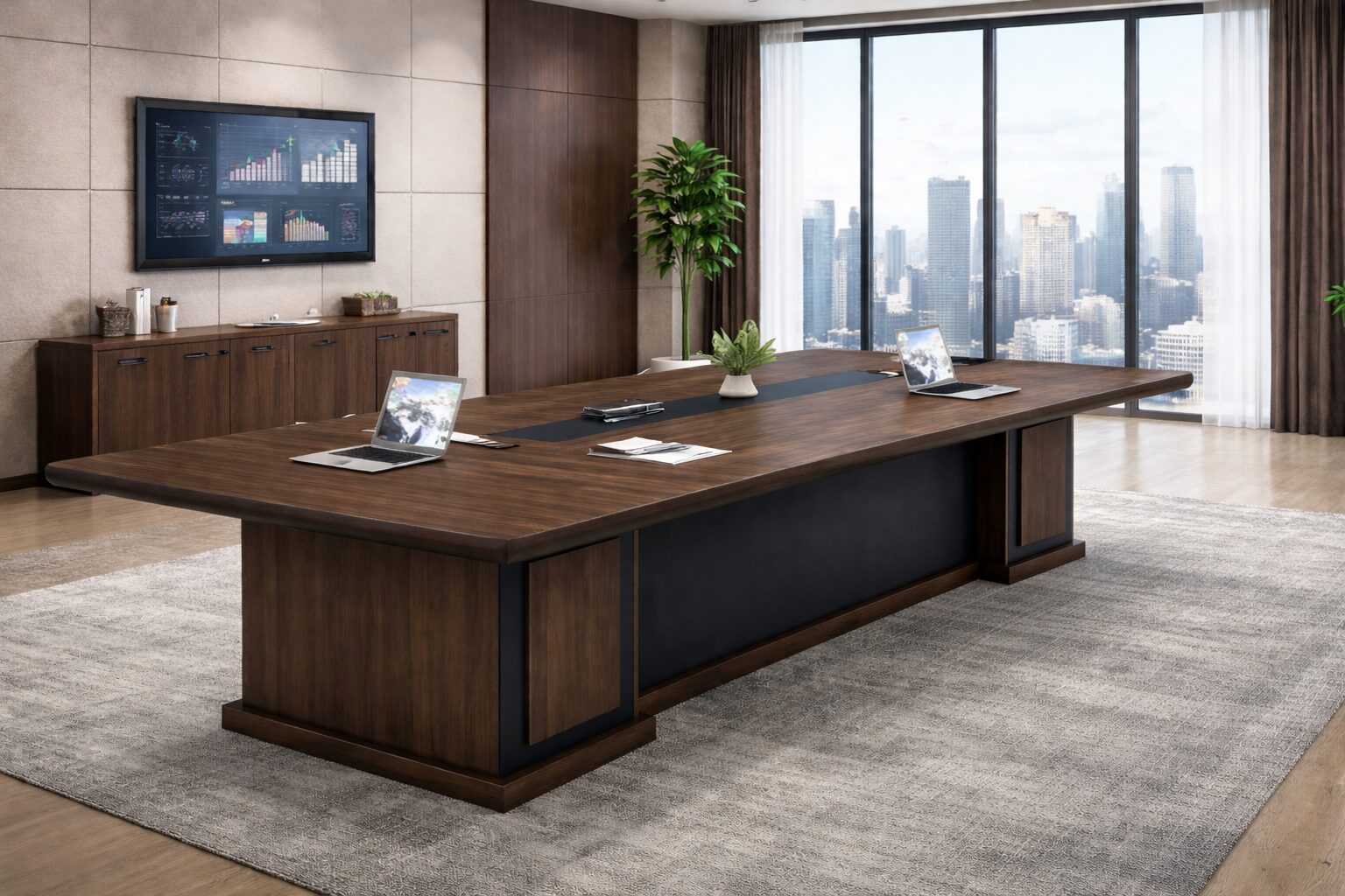 QandAHome-Imperal Modern Boardroom Table