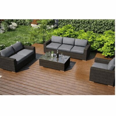 QandAHome-Harmonia 4 Piece Outdoor Sofa Set