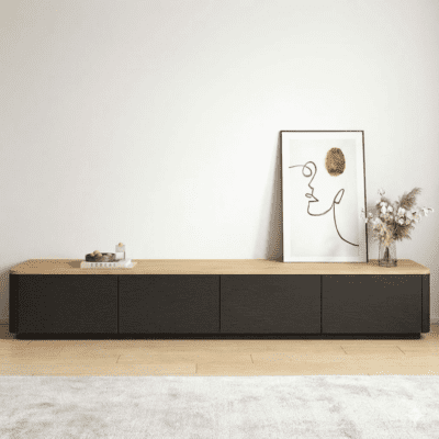 QandAHome-Natalie 240cm Wooden Tv unit