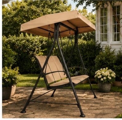 QandAHome-Alexis outdoor Top sunshade swing chair - Image 4