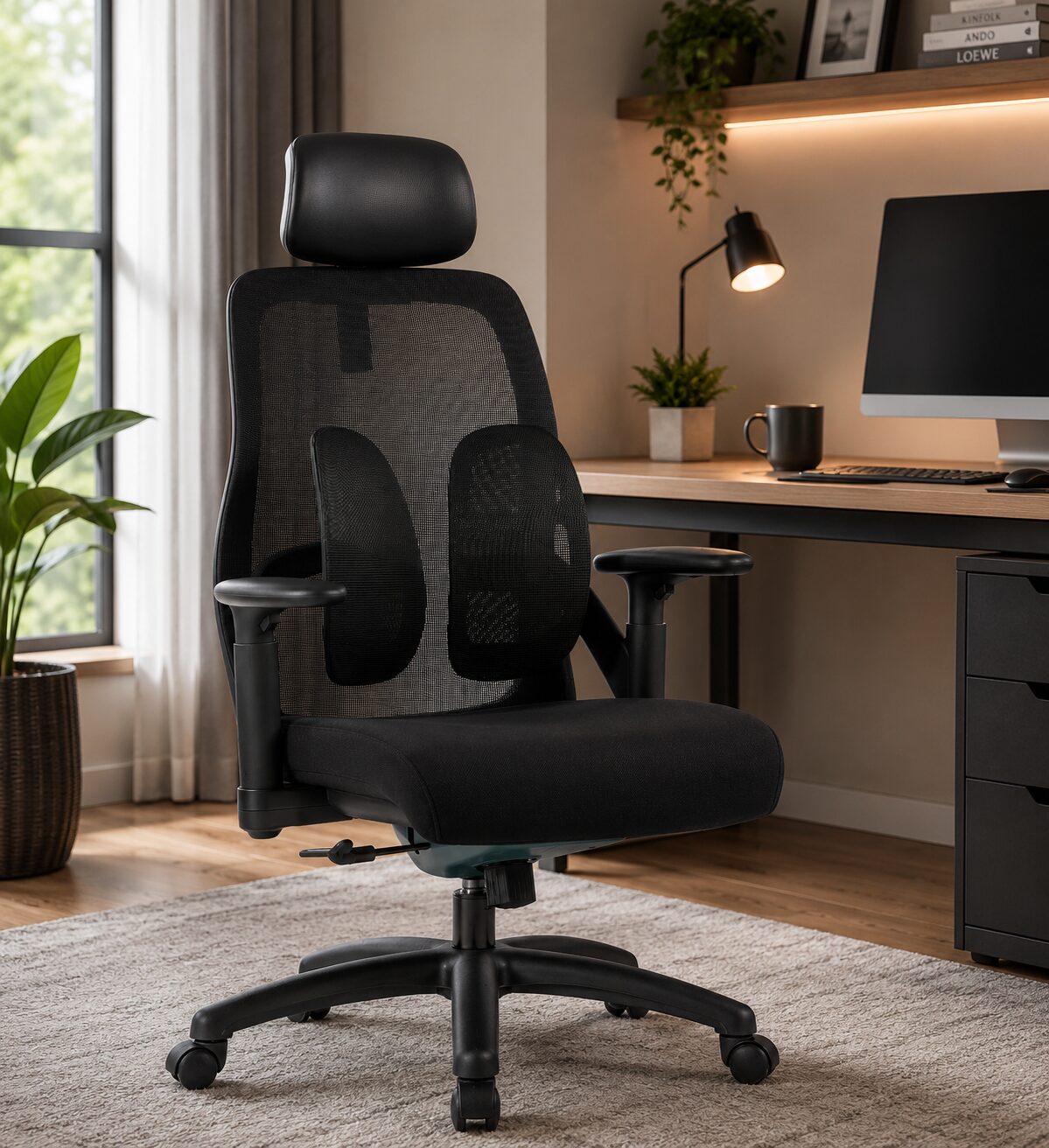 QandAHome – Brad Ergonomic Office Chair - Image 3