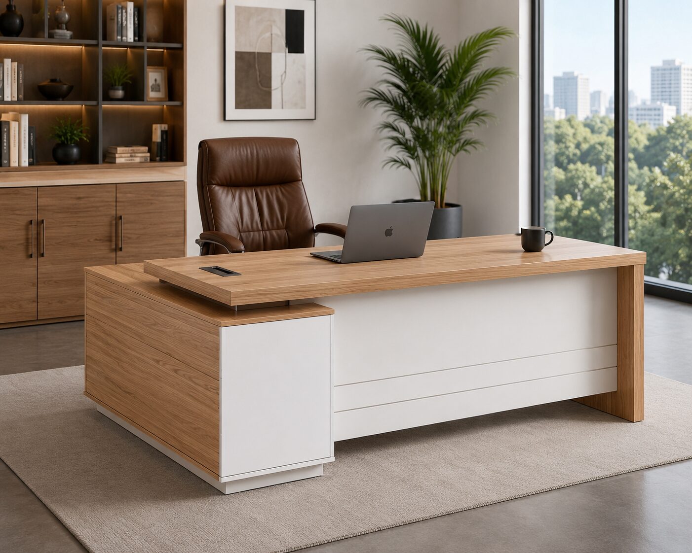 QandAHome- Nova Executive Desk