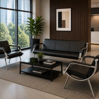 QandAHome- Orion Executive Office Sofa Set.