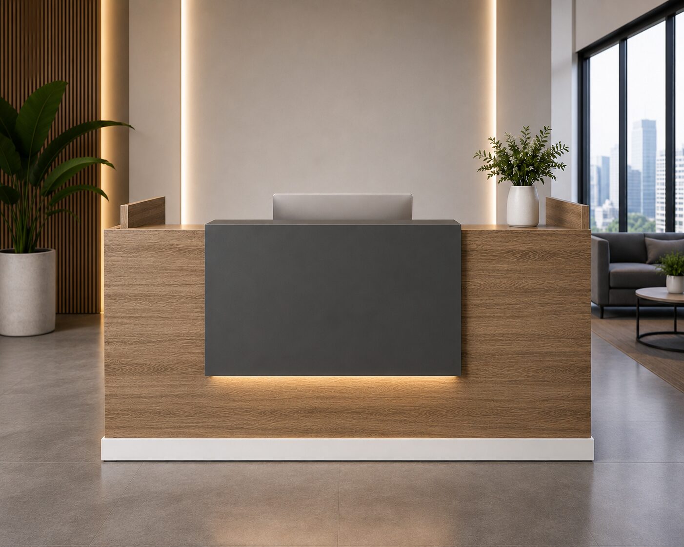 QandAHome – Ascend Executive Reception Desk