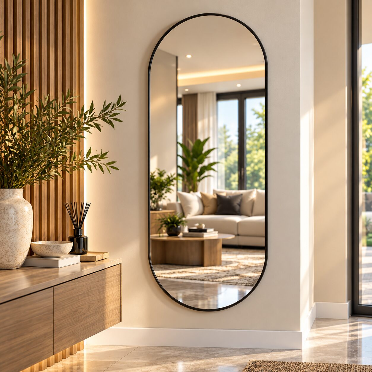 QandAHome - Aurelia Elegant Wall Mirror