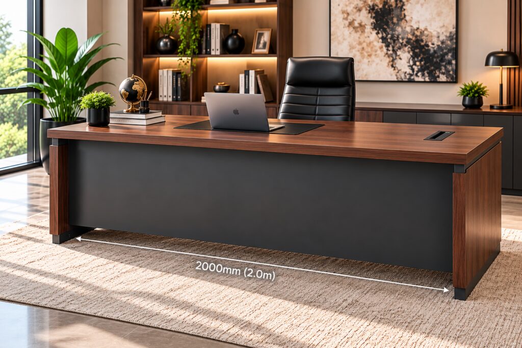 QandAHome – Ashton Executive Desk (2m)