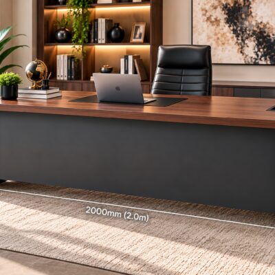 QandAHome – Ashton Executive Desk (2m)